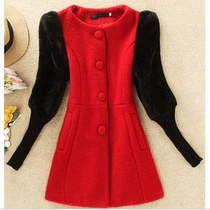 修身泡泡袖毛呢羊絨呢外套【價格_ 廠家_報價_批發】_星子縣佐登奴羽絨服裝廠&ndash;中國網庫